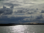 Teufelsstein im Achterwasser: Herbststimmung auf der Insel Usedom.