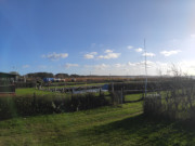 Achterwasserhafen von Koserow: Blick zur Halbinsel Loddiner Hft.