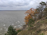 Peenestrom im Norden der Insel Usedom: Blick vom Weien Berg.