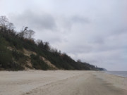 Einsam und verlassen: Ostseestrand zwischen ckeritz und Stubbenfelde.