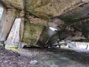 Betondach am Boden: berreste der Raketenentwicklung auf dem Peenemnder Haken.