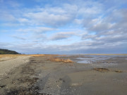 Weite und Einsamkeit: Das nrdliche Ende des Usedomer Ostseestrandes.