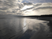 Ostseekste des Peenemnder Hakens: Blick nach Zinnowitz.