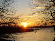 Usedomer Hinterland: Sonnenuntergang am Konker Berg bei Pudagla.