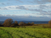 Konker Berg im Usedomer Hinterland: Blick ber das Achterwasser.