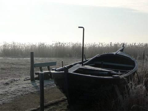 Zwischen Koserow und Zempin befindet sich die schmalste Stelle der Insel Usedom: "Ltten Ort".