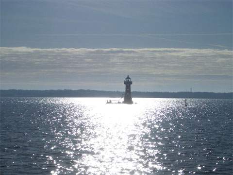 Raum fr traumhafte Bootsausflge: Der Greifswalder Bodden zwischen Rgen und Usedom.