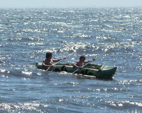 Rudern auf der Ostsee: Wassersport ist an allen Küsten Usedoms ideal.