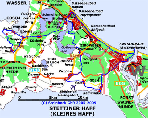 Lyonel Feininger-Tour auf der Insel Usedom: Radweg auf den Spuren des berhmten Malers.