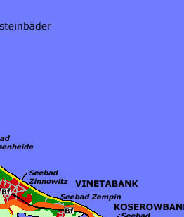 Karlshagen, Trassenheide und Zinnowitz: Die Ostseebder im Inselnorden von Usedom.