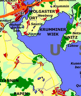 "Hinter" Usedom: Maritime Landschaft am Peenestrom.