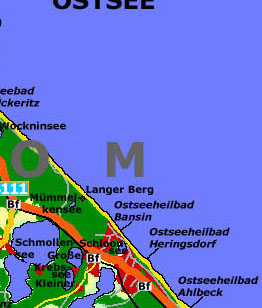 Die Usedomer Kaiserbder Heringsdorf, Ahlbeck und Bansin im Sdosten der Ostseeinsel.