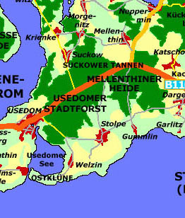 Mellenthin, Neppermin, Benz, Pudagla: Das vielgestaltige und sehenswerte Hinterland Usedoms.