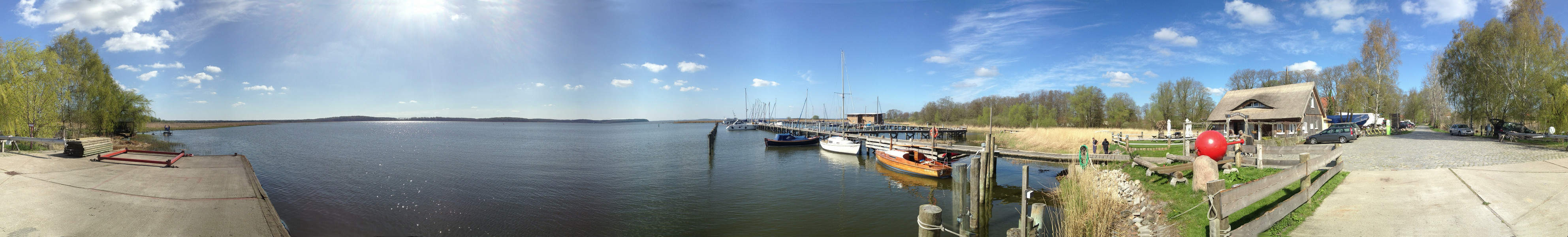 An der Krumminer Wiek: Naturhafen Krummin.