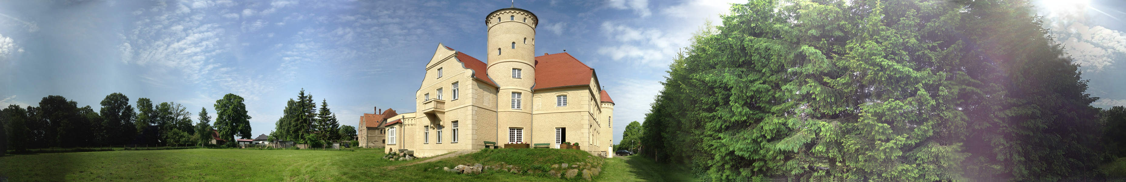 Kleinod im Haffland Usedoms: Das Schloss Stolpe.