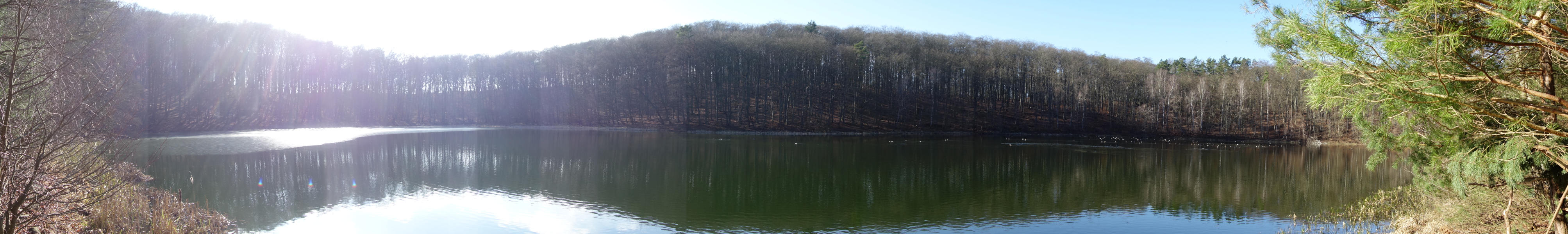 Aus einem anderen Blickwinkel: Der Krebssee im Usedomer Zerninmoor.