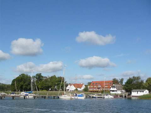 Usedom: Das Hinterland des Inselnordens mit den Halbinseln Wolgaster Ort und Gnitz.