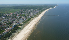 Wie eine Perlenkette: Die zehn Seebder der Insel Usedom.